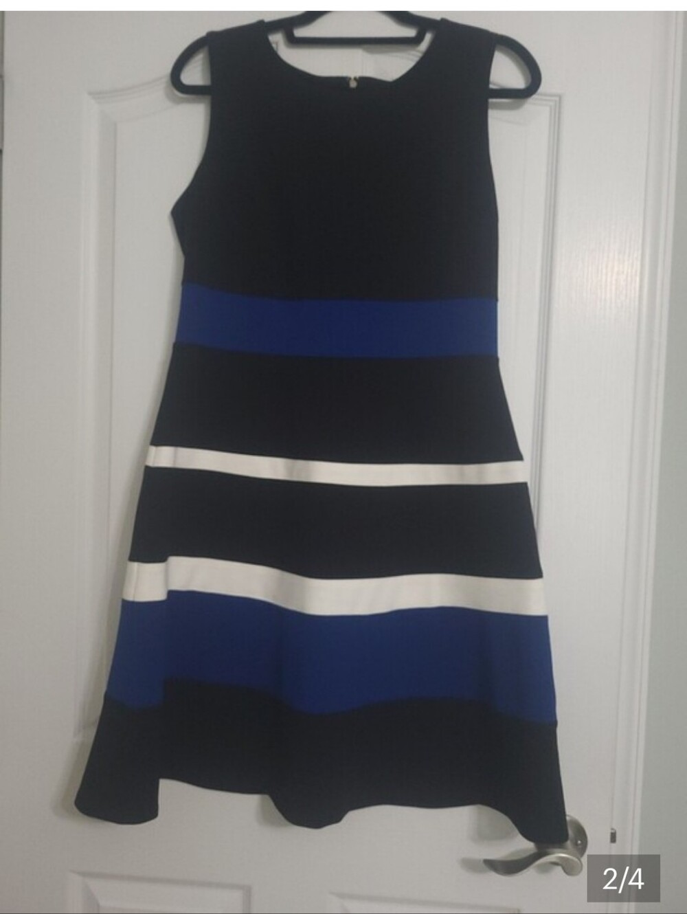 Great Year Round Fit And Flare Dress With Extra Sweater Shrug . Like New